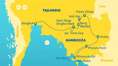 Tajlandia i Kambodża - w poszukiwaniu dzikich plaż