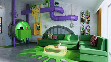 The Land of Legends Nickelodeon Theme Park