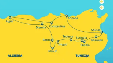 Tunezja i Algieria - Róża Pustyni
