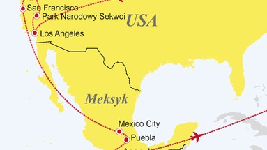 USA, Meksyk - W sombrero po Kalifornii
