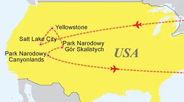 USA - Sześć Parków Narodowych USA 2025