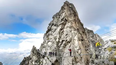Via ferraty Ponte di Legno i Tonale