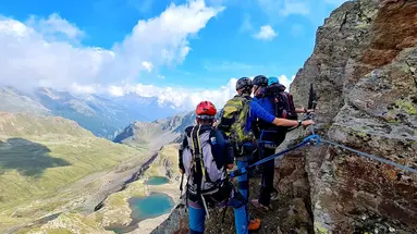 Via ferraty Ponte di Legno i Tonale