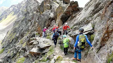 Via ferraty Ponte di Legno i Tonale