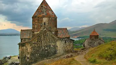 Widok na Ararat - zwiedzanie Armenii