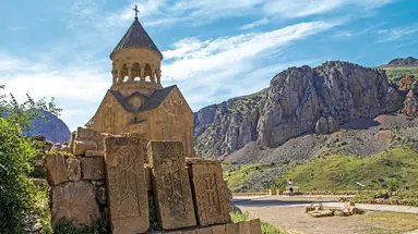Widok na Ararat - zwiedzanie Armenii