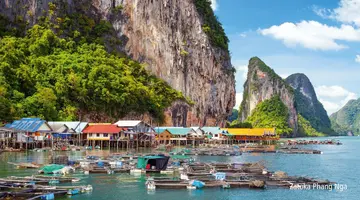 Wieżowce Singapuru i plaże Tajlandii