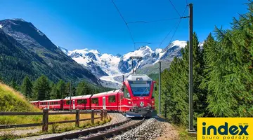 Wycieczka do Szwajcarii z pociągiem Bernina Express BB
