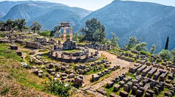 Wyspa Evia i święte Delfy