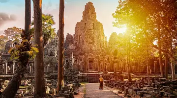 Zabytki Angkoru i Plaże Koh Rong